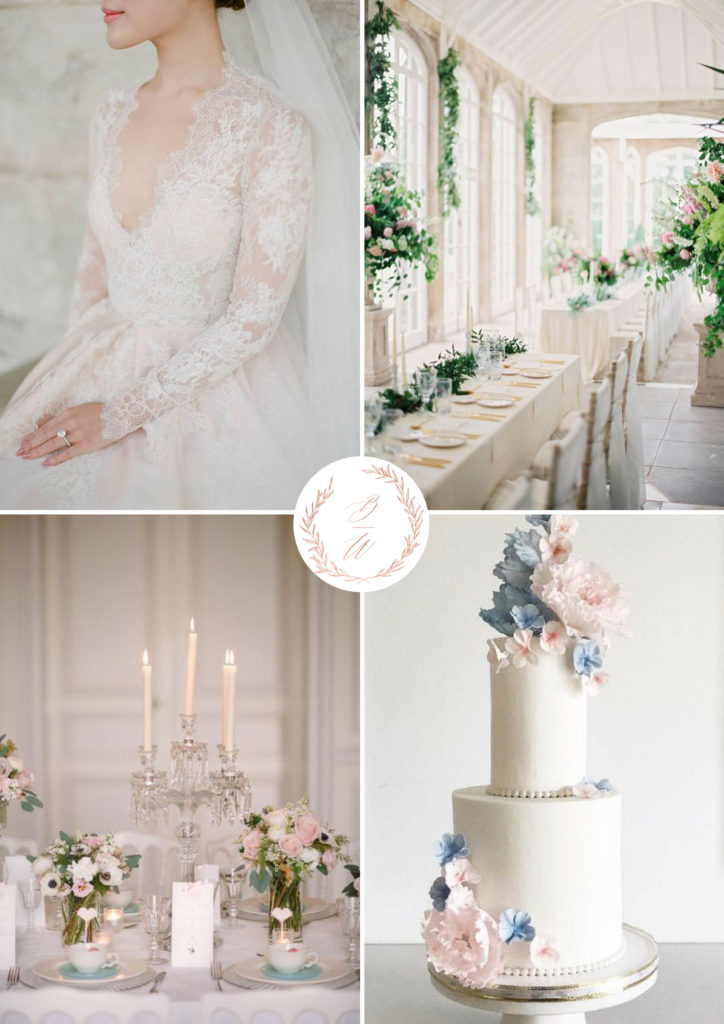Inspiration for a Romantic Wedding at a Palace
