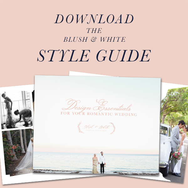 Download the Romantic Wedding Style Guide!